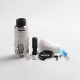 Authentic Exvape eXpromizer TCX DL RDTA Rebuildable Dripping Tank Vape Atomizer - Brushed, SS + Glass + POM, 7.0ml, 25mm Dia.