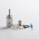 Authentic Cthulhu Artemis MTL RTA Rebuildable Tank Vape Atomizer - Silver, 2.4ml, 22mm Diameter