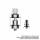 Authentic SUPCOIL Mistohm Sub Tank Clearomizer Atomizer - Silver, 2.0 / 6.5ml, 0.4ohm / 0.6ohm, MTL / DL, 22mm Diameter