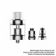 Authentic SUPCOIL Mistohm Sub Tank Clearomizer Atomizer - Silver, 2.0 / 6.5ml, 0.4ohm / 0.6ohm, MTL / DL, 22mm Diameter