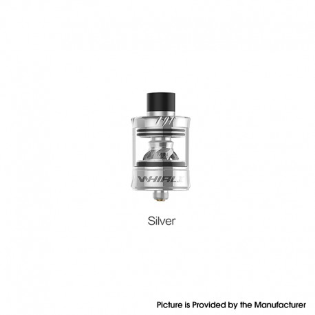 [Ships from Bonded Warehouse] Authentic Uwell Whirl II 2 Tank Atomizer - Silver, 3.5ml, 0.6ohm Restricted DTL / 1.8ohm MTL, 25mm