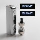 Authentic Vaporesso GTX ONE 40W 2000mAh VW Box Mod Vape Starter Kit with GTX Tank 18 - Silver, 3ml, 0.8ohm / 1.2ohm, 5~40W