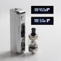 [Ships from Bonded Warehouse] Authentic Vaporesso GTX ONE 40W 2000mAh VW Box Mod Kit with GTX Tank 18 - Silver, 3ml, 5~40W