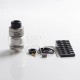 Authentic Vandy Vape Kylin Mini V2 RTA Rebuildable Tank Vape Atomizer - Frosted Grey, 3.0 / 5.0ml, 24.4mm Diameter