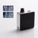 [Ships from Battery Warehouse] Authentic SXK Bantam Revision 30W VW Box Mod Kit w/ 18350 Battery - Silver, 5~30W, 1 x 18350