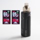 Authentic VOOPOO DRAG S 60W 2500mAh VW Mod Pod System Vape Starter Kit - Dark Knight, 4.5ml, 0.2ohm / 0.3ohm, 5~60W