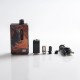 Authentic Lost Vape Gemini Hybrid Pod System Vape Mod Kit - Gun Metal Crater, 5~80W, 1 x 18650, 4.0ml, 0.2 / 1.0ohm