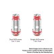 [Ships from Bonded Warehouse] Authentic Uwell Whirl II 2 Tank Replacement Single Nichrome Coil Head - 1.8ohm (10~15W) (4 PCS)