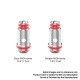 [Ships from Bonded Warehouse] Authentic Uwell Whirl II 2 Tank Replacement Dual Nichrome Coil Head - 0.6ohm (18~22W) (4 PCS)