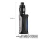 Authentic Vaporesso FORZ TX80 80W VW Box Mod Kit with FORZ Tank 25 - Leather Brown, 5~80W, 1 x 18650, 4.5ml, 0.15ohm/0.4ohm