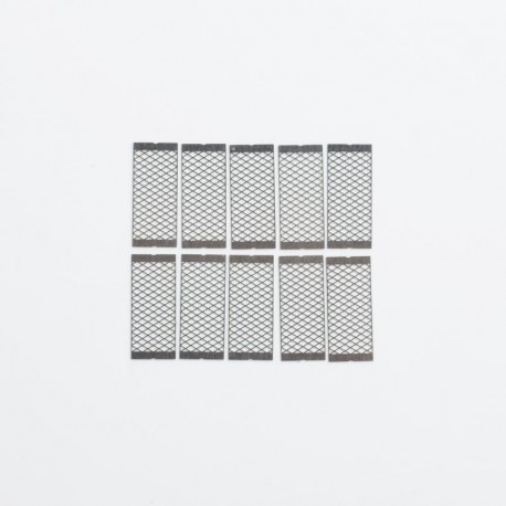 Authentic Exvape eXpromizer TCX DL RDTA Replacement Mesh Coils Sheet - Silver, Ni80, 0.18ohm (10 PCS)