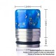 Authentic REEWAPE AS318 810 Drip Tip for RDA / RTA / RDTA / Sub Ohm Tank Atomizer - Purple Gold, Resin & SS, 20mm