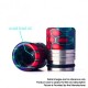 Authentic REEWAPE AS318S 810 Drip Tip for RDA / RTA / RDTA / Sub Ohm Tank Atomizer - Green, Resin & SS, 20mm