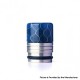 Authentic REEWAPE AS318S 810 Drip Tip for RDA / RTA / RDTA / Sub Ohm Tank Atomizer - Blue, Resin & SS, 20mm