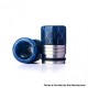 Authentic REEWAPE AS318S 810 Drip Tip for RDA / RTA / RDTA / Sub Ohm Tank Atomizer - Blue, Resin & SS, 20mm