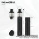 Authentic IJOY PikGo D18 Pod Mod AIO Starter Kit - Silver, 1000mAh, 2.0ml, 0.6ohm / 1.0ohm