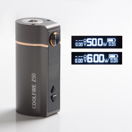 [Ships from Bonded Warehouse] Authentic Innokin Coolfire Z50 50W 2100mAh Box Mod - Gun Metal, Zinc Alloy, 6~50W