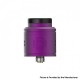 Authentic Augvape DRUGA 2 BF RDA Rebuildable Dripping Atomizer - Purple, Aluminum + SS, 24mm Diameter