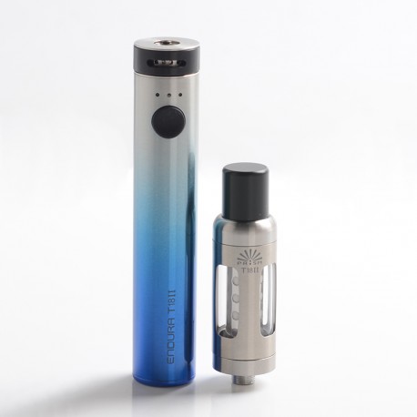 [Ships from Bonded Warehouse] Authentic Innokin Endura 13.5W 1300mAh Pen w/ Prism T18 II Sub-Ohm Tank Kit - Blue, SS, 2.5ml