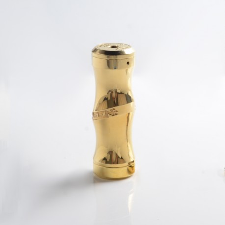 [Ships from Bonded Warehouse] Authentic Timesvape Keen Hybrid Mechanical Mech Mod - Polish Brass, Brass, 1 x 18650/20700/21700