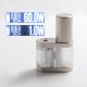 Stratum Balance Style 60W TC VW Vape Box Mod - Translucent + Silver, PC + Stainless Steel, 1~60W, 1 x 18350 / 18650