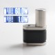 Stratum Balance Style 60W TC VW Vape Box Mod - Silver + Black, POM + Stainless Steel, 1~60W, 1 x 18350 / 18650