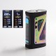 Authentic SMOKTech SMOK SCAR-18 230W VW Variable Wattage Vape Box Mod - Fluid 7-Color, Zinc Alloy, 1~230W, 2 x 18650