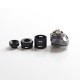 Authentic Rincoe Manto Max 228W Replacement RDTA Vape Pod Cartridge - Black, 6.0ml