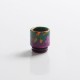 Authentic VapeSoon DT116 810 Drip Tip for RDA / RTA / RDTA Vape Atomizer - Purple, Resin, 18mm