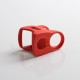 Authentic SXK Supbox Box Mod Kit Replacement 510 Atomizer + Pod Cartridge Case Cage Sleeves - Red (2 PCS)