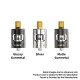 Authentic Eleaf GZeno Tank Clearomizer Atomizer - Matte Gunmetal, 3.0ml, 1.2ohm