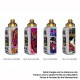 Authentic Asvape Hita Ink 40W Pod System Mod Kit - Silver + Qiong Qi, 1500mAh, 5~40W, 3.0ml