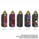 Authentic Asvape Hita Ink 40W Pod System Mod Kit - Black + Qiong Qi, 1500mAh, 5~40W, 3.0ml