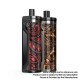 Authentic LostVape Thelema 80W Pod System VW Mod Kit - SS/Ukiran Leather, 3000mAh, 5~80W, 4.0ml, 0.2ohm / 0.3ohm