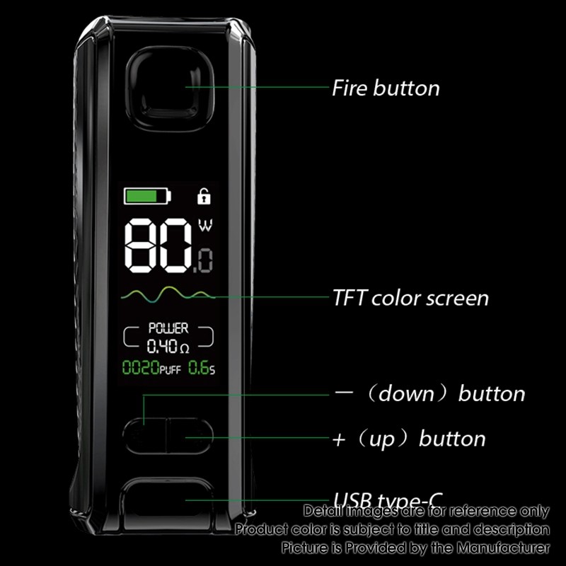 Buy Authentic Eleaf iStick S80 80W Battery VW Box Mod Silver