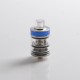 Authentic Auguse Khaos RDTA Rebuildable Dripping Tank Vape Atomizer w/ BF Pin - Silver, SS + Glass / PC, 22mm, 2.0ml