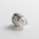 Authentic Oumier Wasp Nano S Dual-Coil RDA Rebuildable Dripping Vape Atomizer w/ BF Pin - Silver, 25mm Diameter