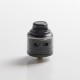 Authentic Oumier Wasp Nano S Dual-Coil RDA Rebuildable Dripping Vape Atomizer w/ BF Pin - Black, 25mm Diameter