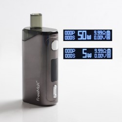 Authentic FreeMax Autopod50 50W 2000mAh VW Box Mod Pod System Starter Kit - Gun Metal, 0.25ohm / 0.5ohm, 4ml, 5~50W