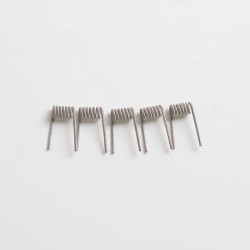 [Ships from Bonded Warehouse] Authentic Wotofo Pre-built Dual Core Fused Clapton Coil - Ni80, 0.38ohm, 2 x 26GA + 40GA (5 PCS)