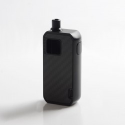 Authentic Augvape Druga Narada 1100mAh Box Mod Pod System Starter Kit - Black Carbon Fiber, Zinc Alloy, 2.8ml, 0.5 / 0.6ohm