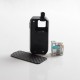 Authentic Augvape Druga Narada 1100mAh Box Mod Pod System Vape Starter Kit - Black Carbon Fiber, Zinc Alloy, 2.8ml, 0.5 / 0.6ohm