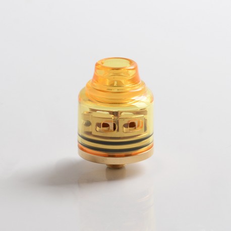 [Ships from Bonded Warehouse] Authentic Oumier Wasp Nano S Dual-Coil RDA Atomizer w/ BF Pin - Gold, 25mm