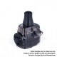 Authentic VapX Geyser S 50W Pod System Mod Kit - Charcoal Black, 1500mAh, 3.2ml, 0.25ohm