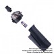 Authentic VapX Geyser S 50W Pod System Mod Kit - Charcoal Black, 1500mAh, 3.2ml, 0.25ohm