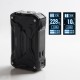 Authentic Rincoe Mechman Lite 228W TC VW Variable Wattage Vape Box Mod - Full Black, 1~228W, 2 x 18650