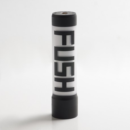 Authentic Acrohm Fush LED Semi-Mechanical Tube Mod - Black, 1 x 18650, 26mm Diameter