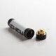 Authentic Acrohm Fush LED Semi-Mechanical Tube Mod - Black, 1 x 18650, 26mm Diameter