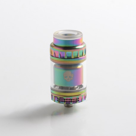 Authentic Dovpo x Bogan Blotto Mini RTA Rebuildable Tank Atomizer - Rainbow, Glass + PCTG, 2ml /4ml, 23.4mm Diameter