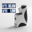 Authentic Dovpo College DNA60 60W TC VW Variable Wattage Box Mod - Silver, 1~60W, 1 x 18650, EVOLV DNA60 chipset